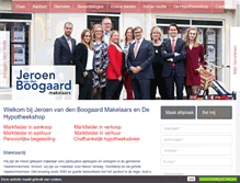 Tablet Screenshot of jeroenvandenboogaard.nl